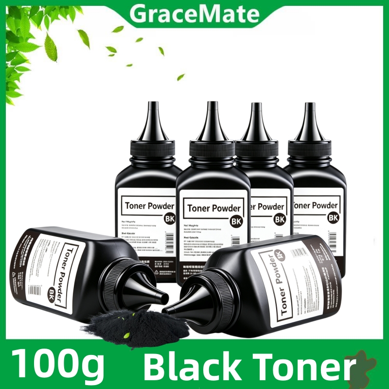 Laser Toner Powder - Bubuk Toner Isi Ulang GraceMate Hitam