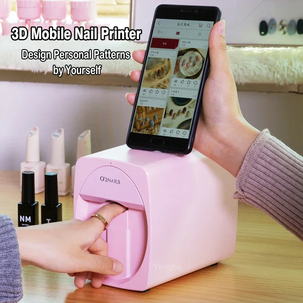 Commercial Nail Printing Machine - Printer Kuku Pintar 3D Mesin Lukis