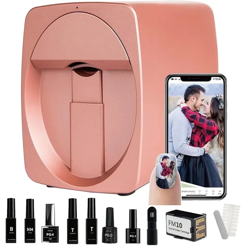 Commercial Nail Printing Machine - Mesin Printer Kuku O2nails Kit-3d -