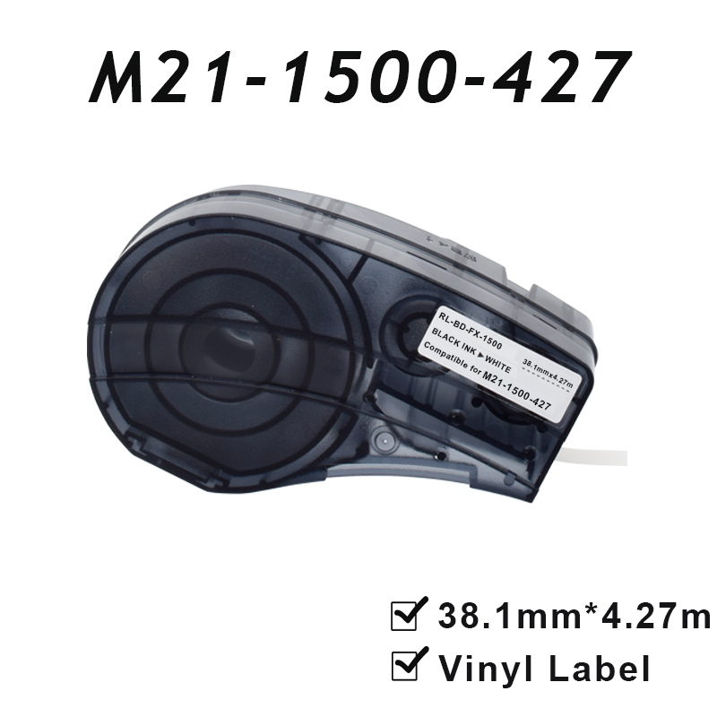 Commercial Vinyl Printing - 1-5buah M21-1500-427 38.1mm x 4.27m putih