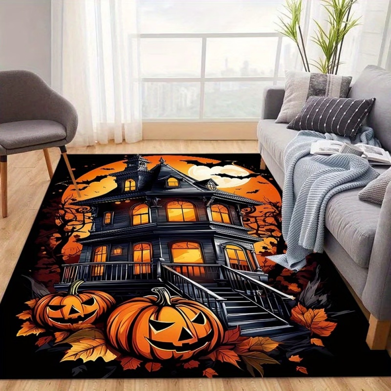 Commercial Printing House - Karpet Terbaru Motif Halloween Rumah Hantu
