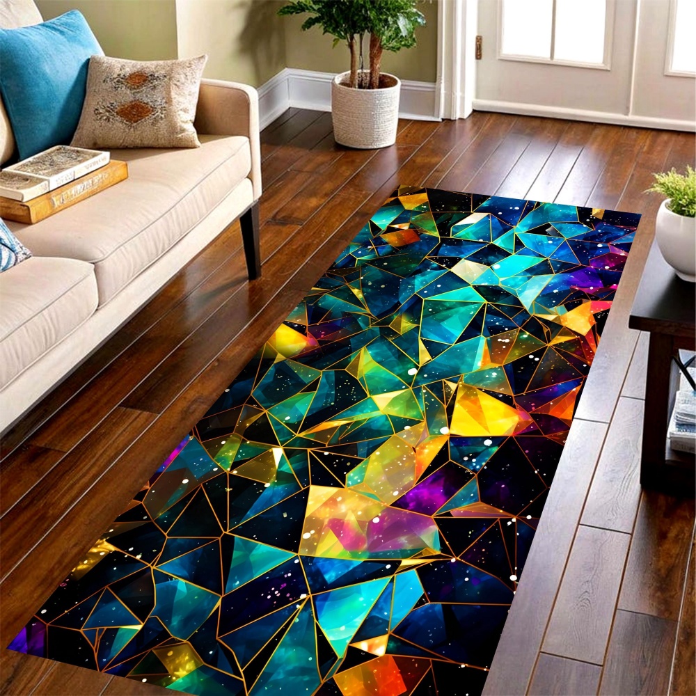 Commercial Printing House - Karpet Panjang Segitiga Kristal Galaxy, alas