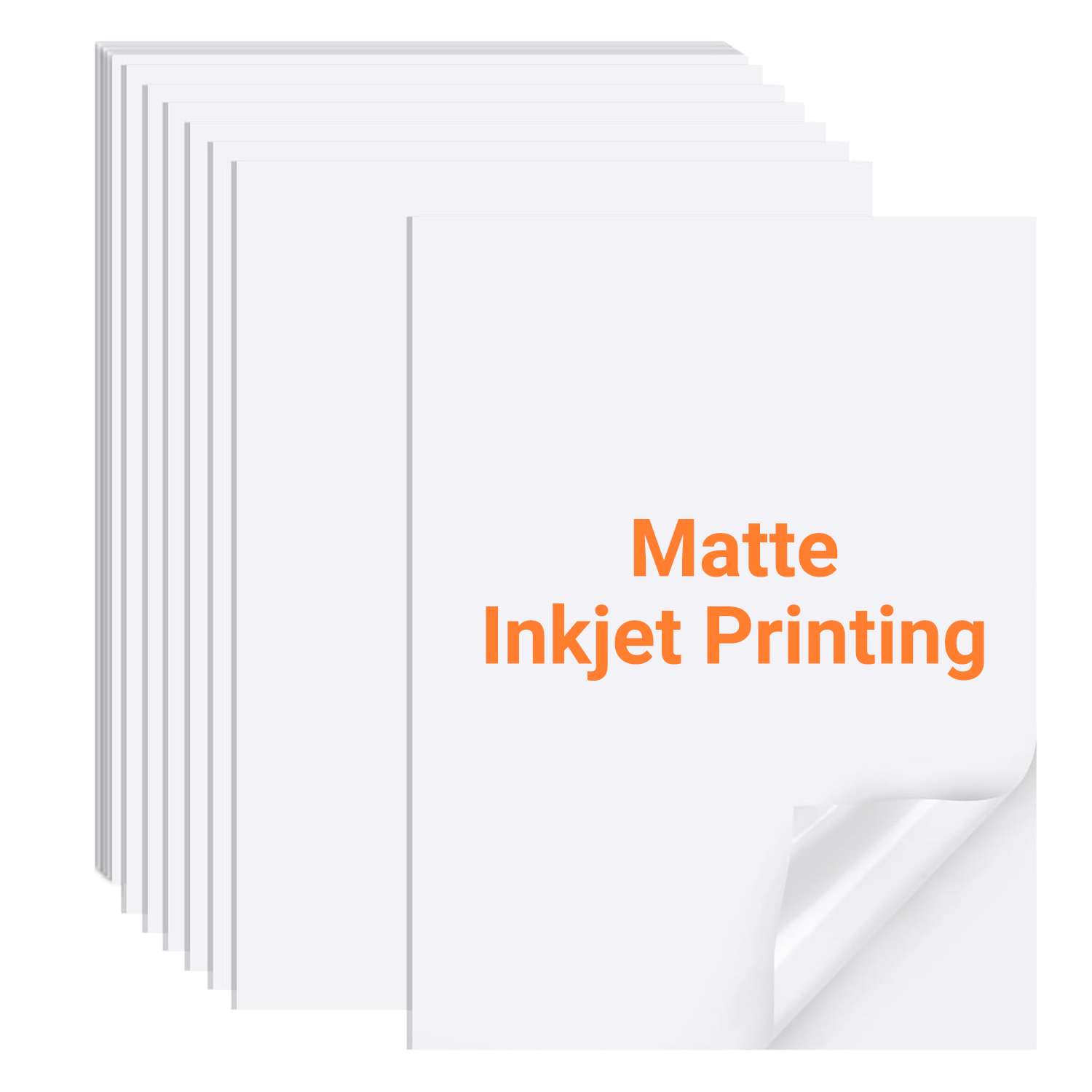 Commercial Vinyl Printing - 10/20/40 Buah Kertas Stiker Vinyl Matte