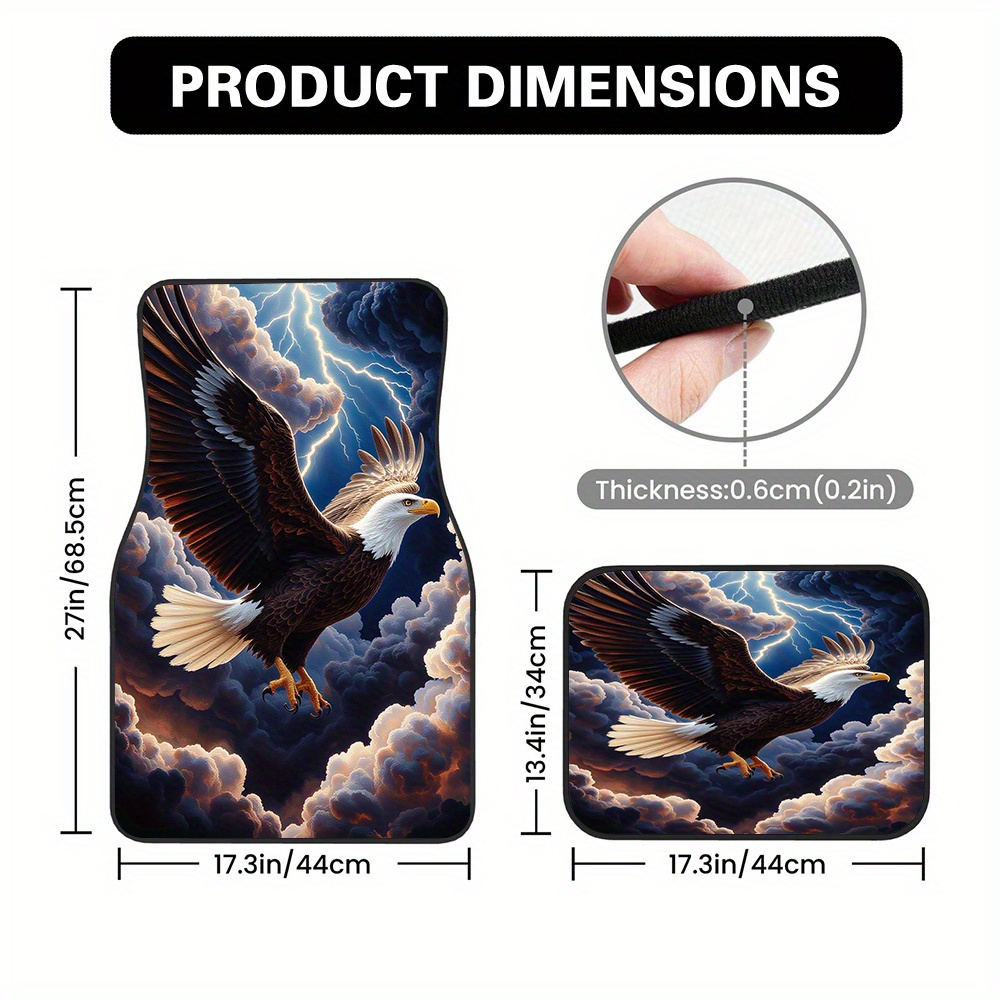 4 Buah Karpet Lantai Pola Eagl - Commercial Printing Usa ulasan dan harga