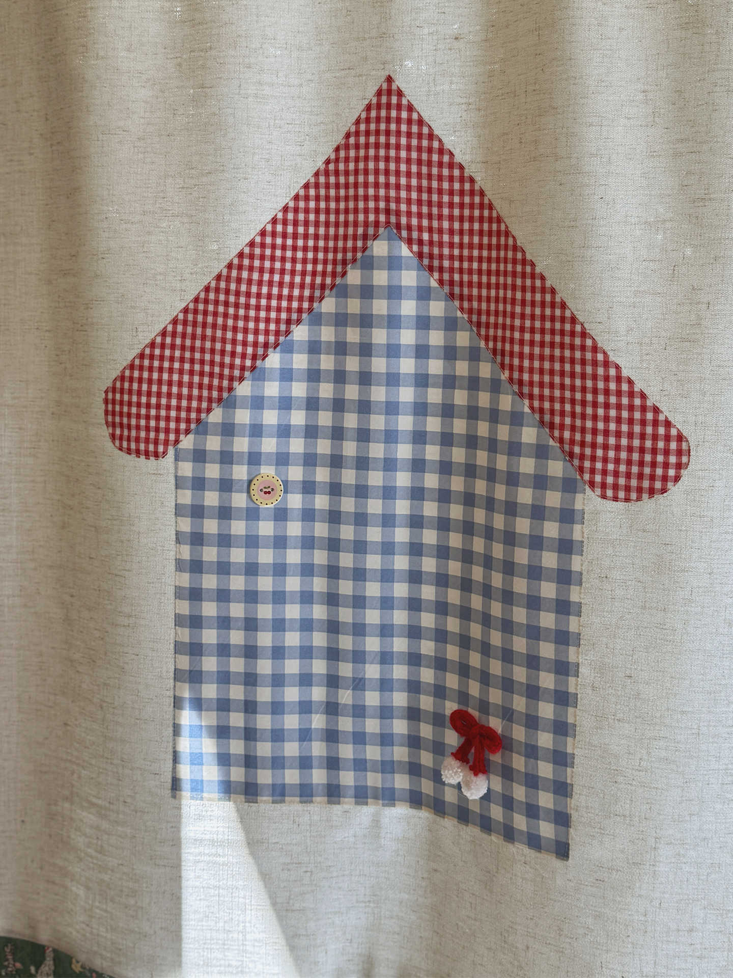 VIKAMA Gingham Tirai Pintu Nor - Commercial Printing House ulasan dan harga