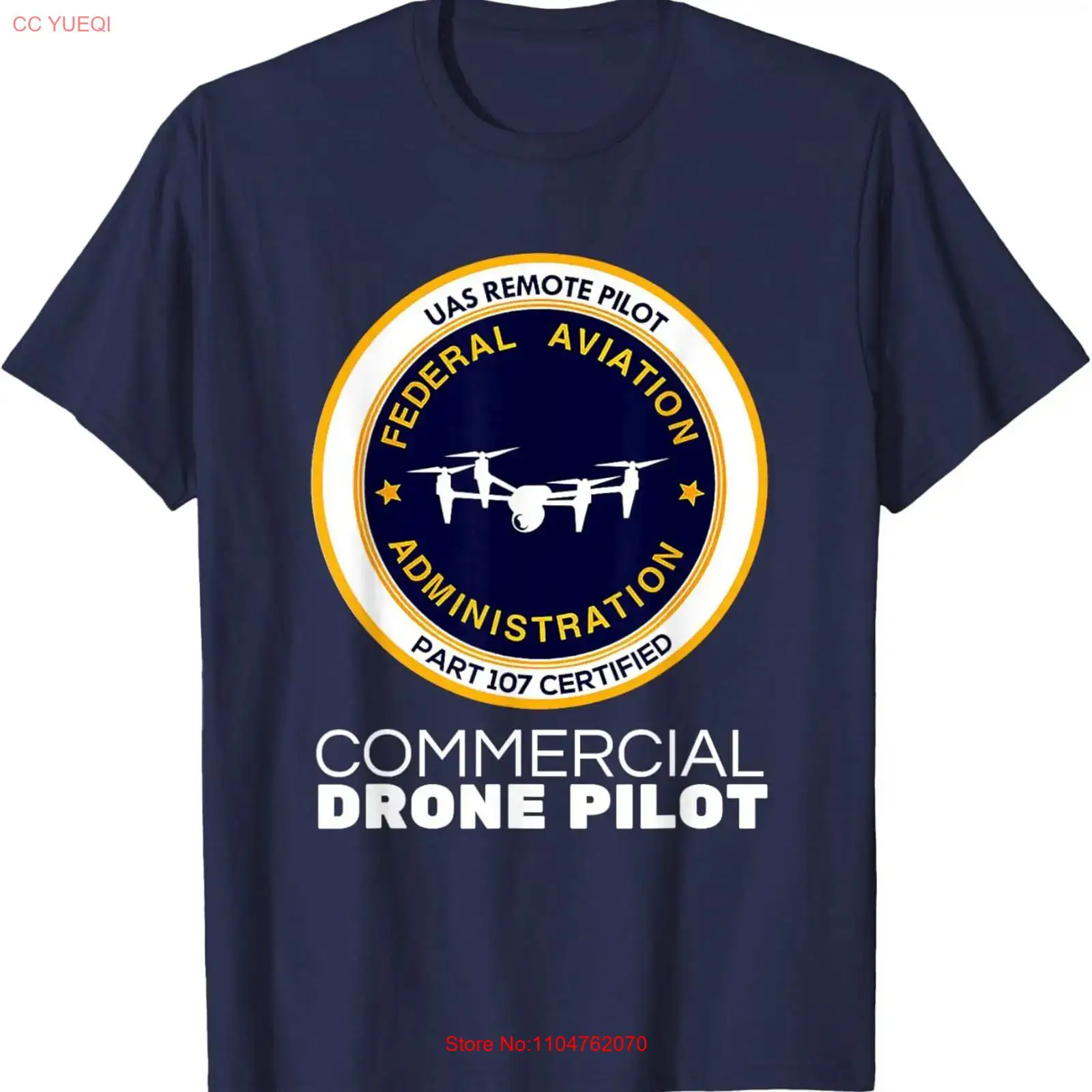 Kaos FAA Commercial Drone Pilo - Commercial Printing Usa ulasan dan harga