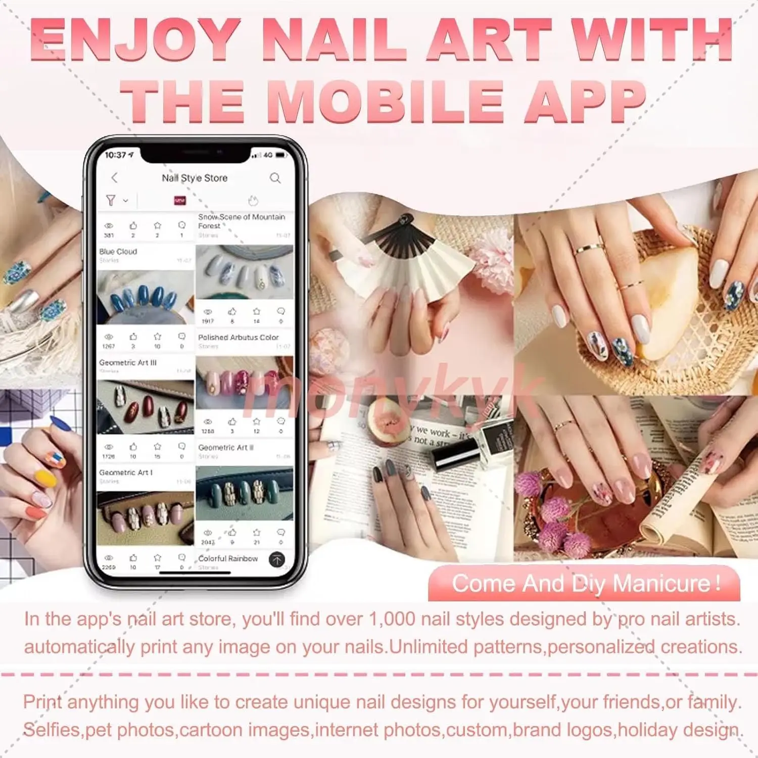 Mesin Printer Kuku O2nails Kit - Commercial Nail Printing Machine ulasan dan harga