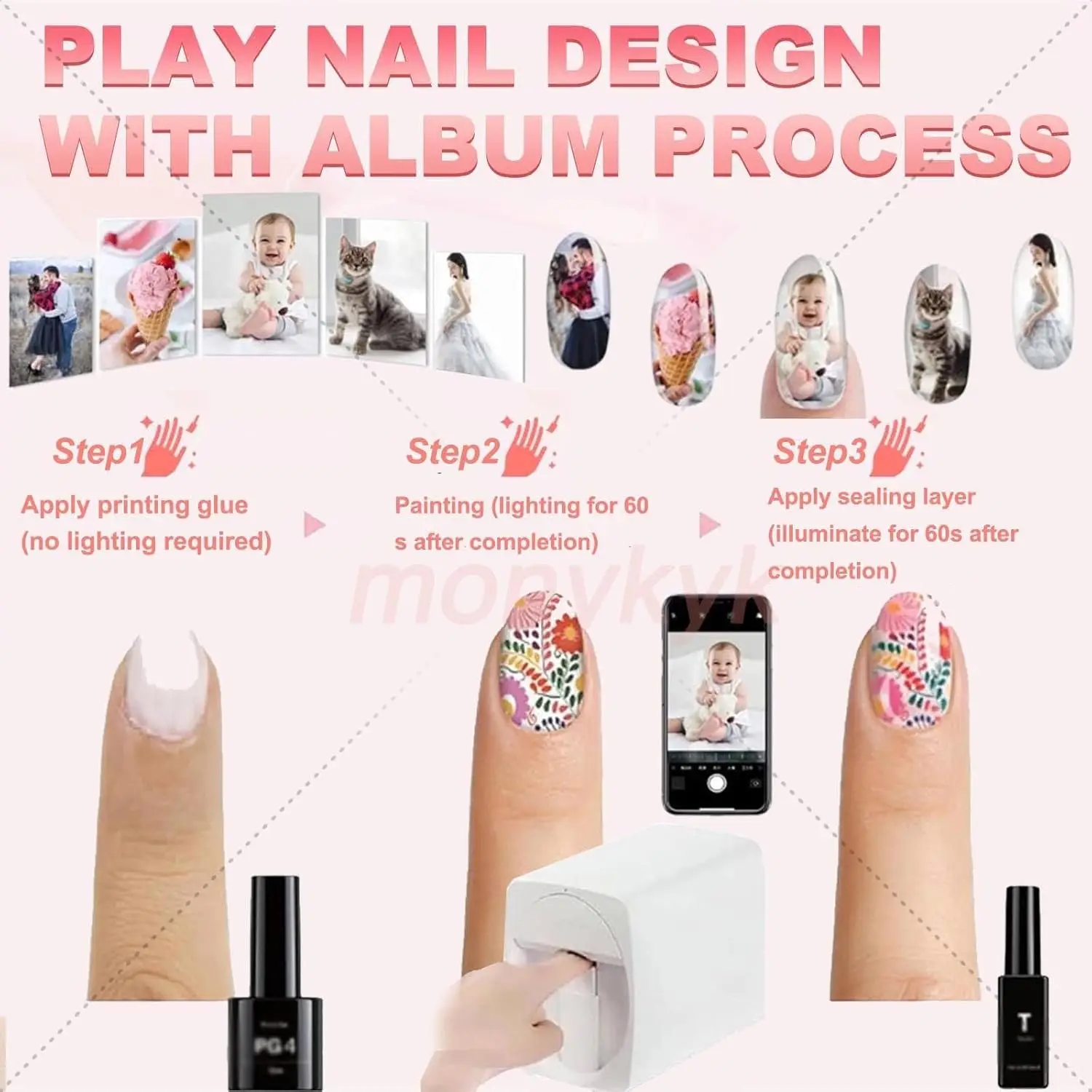 Mesin Printer Kuku O2nails Kit - Commercial Nail Printing Machine ulasan dan harga