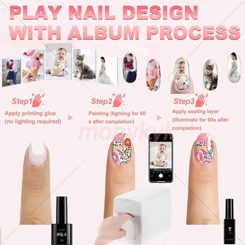 Mesin Printer Kuku O2nails Kit - Commercial Nail Printing Machine ulasan dan harga