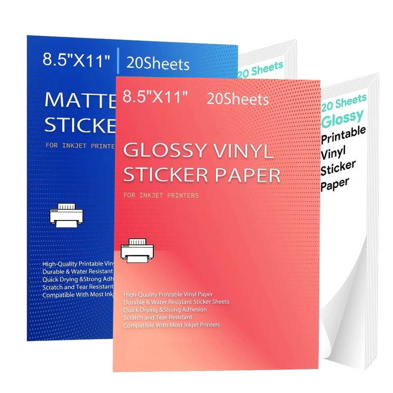 Kertas Stiker vinil dapat dice - Commercial Vinyl Printing ulasan dan harga