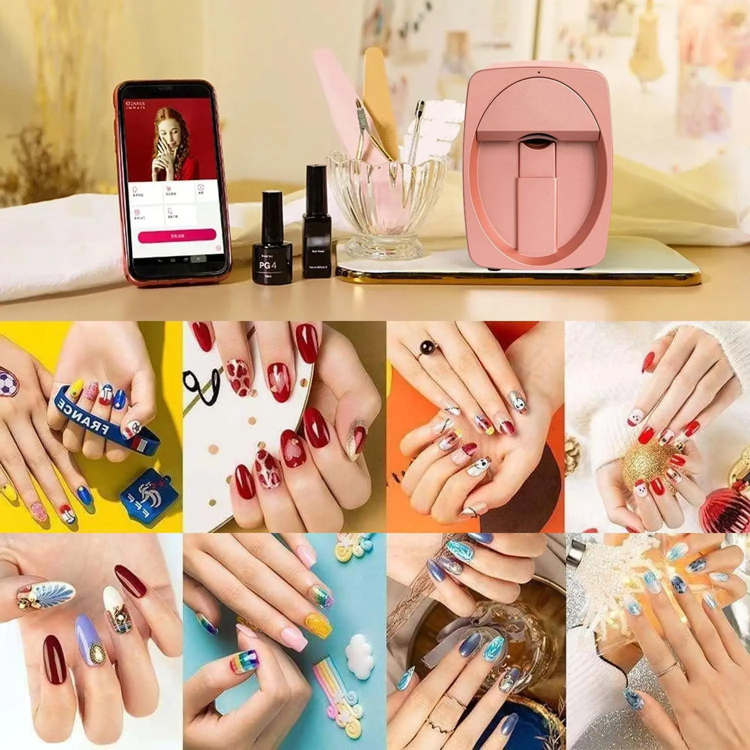 O2nails Portable M1 Nail Print - Commercial Nail Printing Machine ulasan dan harga