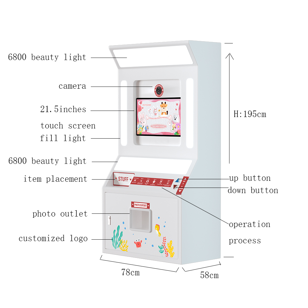 Booth Foto Layar Sentuh Cetak  - Commercial Printing Usa ulasan dan harga