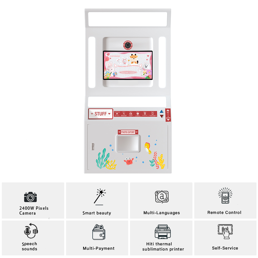 Booth Foto Layar Sentuh Cetak  - Commercial Printing Usa ulasan dan harga