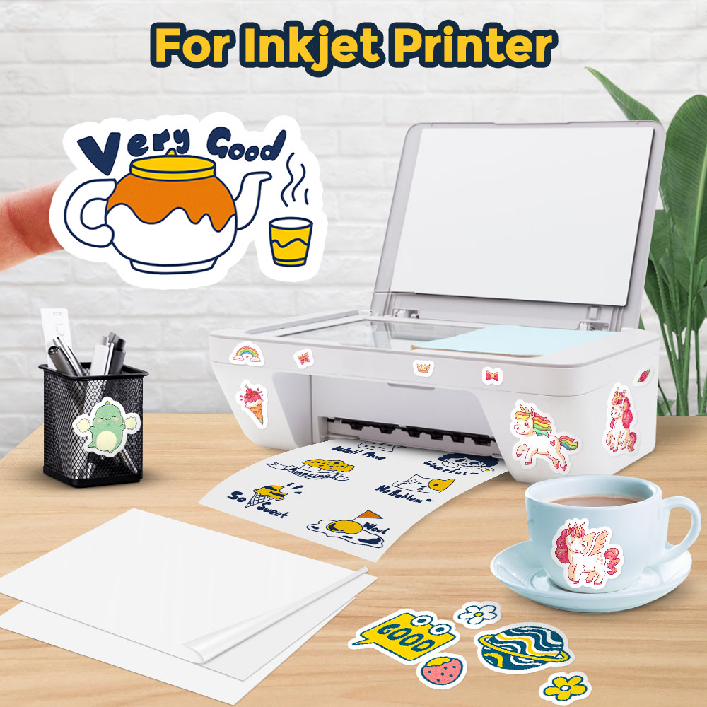 Stiker vinil meja cetak Matte  - Commercial Vinyl Printing ulasan dan harga